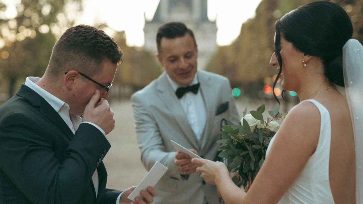 A Dream Paris Elopement in the Tuileries Gardens: Hayley and Brandon’s Story